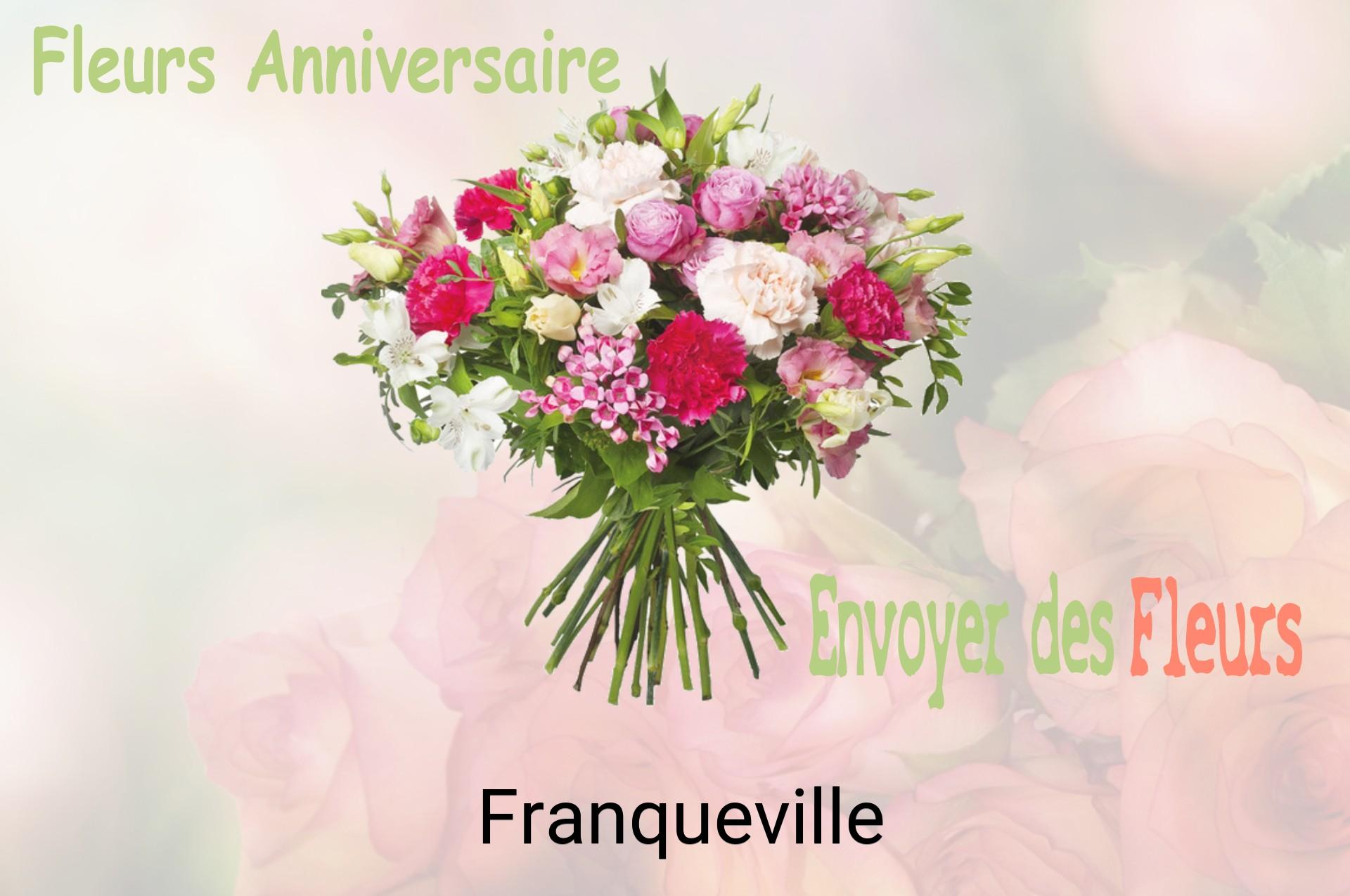 Bouquet de fleurs d’anniversaire livré à Franqueville