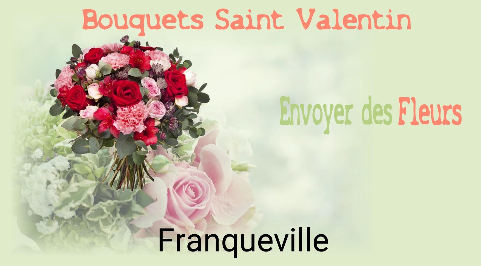 Roses de Saint-Valentin livrées à Franqueville